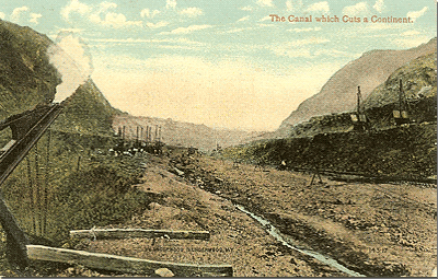 A canal which cuts a continent