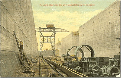 Lock Chamber nearly completed